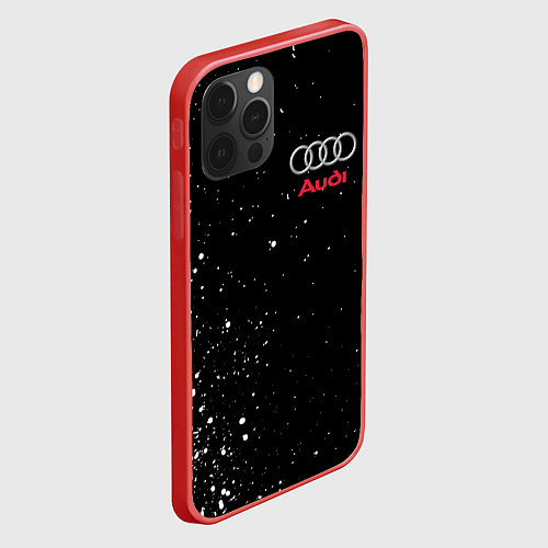 Чехол iPhone 12 Pro AUDI / 3D-Красный – фото 2