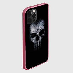 Чехол для iPhone 12 Pro Череп, цвет: 3D-малиновый — фото 2