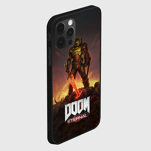 Чехол iPhone 12 Pro DOOM ETERNAL / 3D-Черный – фото 2