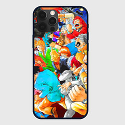 Чехол для iPhone 12 Pro Моя Геройская Академия, цвет: 3D-черный