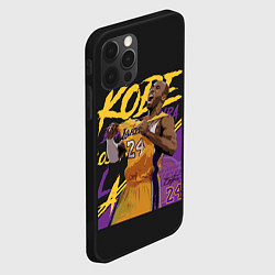 Чехол для iPhone 12 Pro Kobe Bryant, цвет: 3D-черный — фото 2