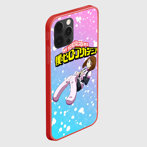 Чехол iPhone 12 Pro MY HERO ACADEMIA / 3D-Красный – фото 2