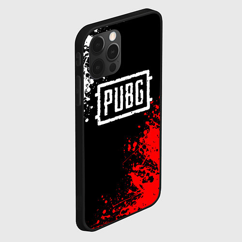 Чехол iPhone 12 Pro PUBG / 3D-Черный – фото 2