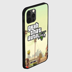 Чехол для iPhone 12 Pro GTA 5, цвет: 3D-черный — фото 2