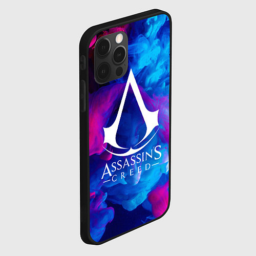 Чехол iPhone 12 Pro ASSASSINS CREED / 3D-Черный – фото 2