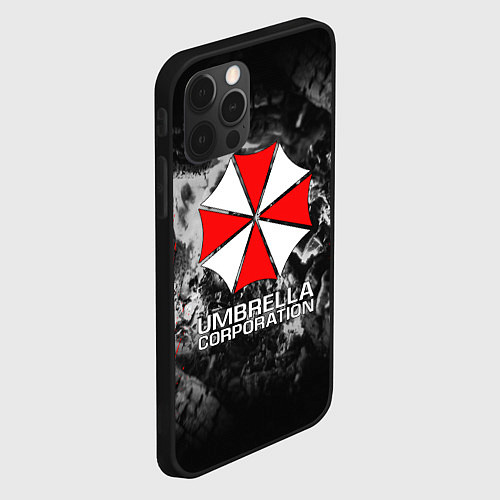 Чехол iPhone 12 Pro UMBRELLA CORP / 3D-Черный – фото 2