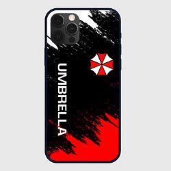 Чехол для iPhone 12 Pro UMBRELLA CORP, цвет: 3D-черный