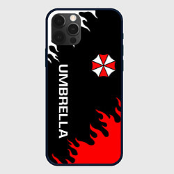 Чехол для iPhone 12 Pro UMBRELLA CORP, цвет: 3D-черный