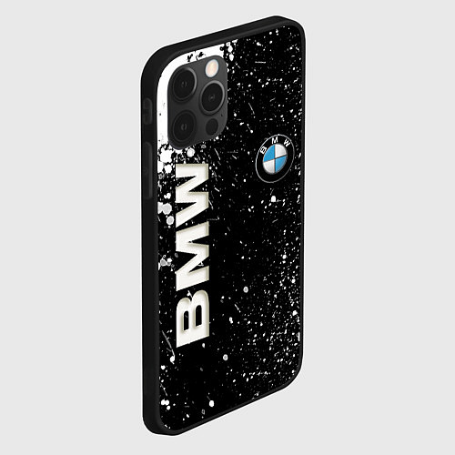 Чехол iPhone 12 Pro BMW / 3D-Черный – фото 2