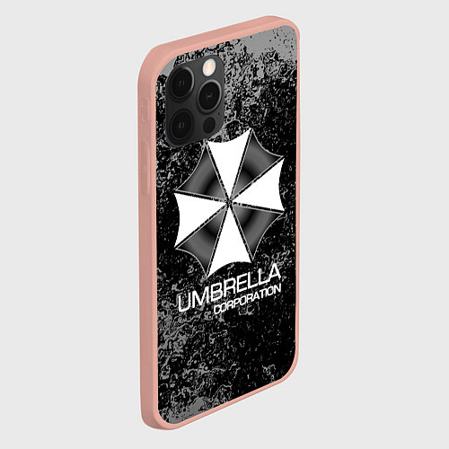 Чехол iPhone 12 Pro UMBRELLA CORP / 3D-Светло-розовый – фото 2