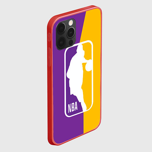 Чехол iPhone 12 Pro NBA Kobe Bryant / 3D-Красный – фото 2