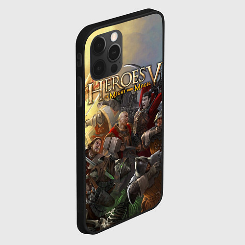 Чехол iPhone 12 Pro Heroes of Might and Magic / 3D-Черный – фото 2
