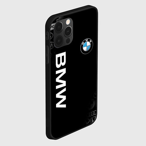 Чехол iPhone 12 Pro BMW / 3D-Черный – фото 2