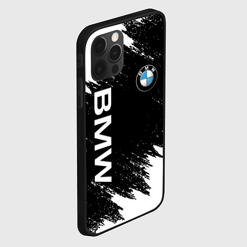 Чехол iPhone 12 Pro BMW / 3D-Черный – фото 2