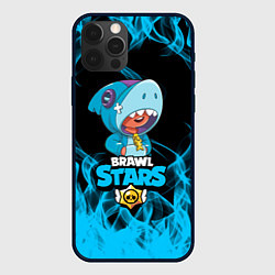 Чехол для iPhone 12 Pro BRAWL STARS LEON, цвет: 3D-черный