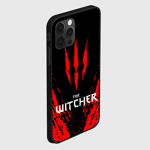 Чехол iPhone 12 Pro THE WITCHER / 3D-Черный – фото 2