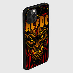 Чехол для iPhone 12 Pro ACDC, цвет: 3D-черный — фото 2