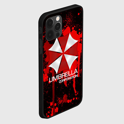 Чехол iPhone 12 Pro UMBRELLA CORP / 3D-Черный – фото 2