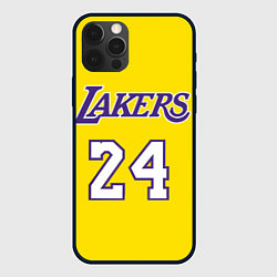 Чехол для iPhone 12 Pro Kobe Bryant 24, цвет: 3D-черный