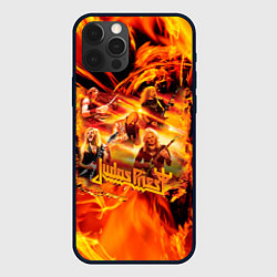 Чехол для iPhone 12 Pro Judas Priest, цвет: 3D-черный