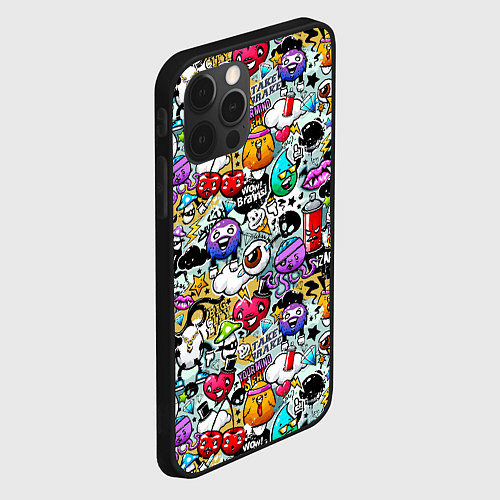 Чехол iPhone 12 Pro Stickerboom / 3D-Черный – фото 2