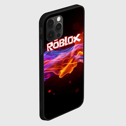 Чехол iPhone 12 Pro ROBLOX / 3D-Черный – фото 2