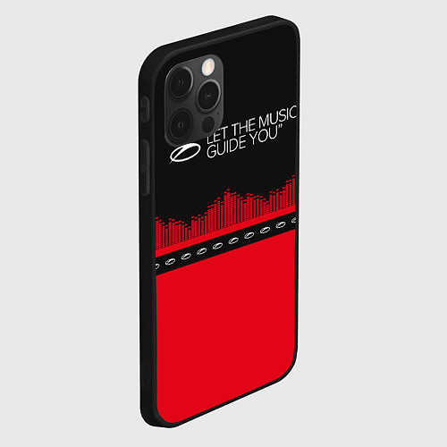 Чехол iPhone 12 Pro ASOT Let The Music Guide You / 3D-Черный – фото 2