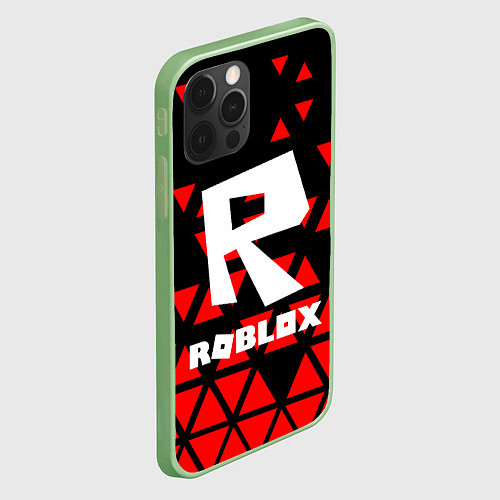 Чехол iPhone 12 Pro Roblox / 3D-Салатовый – фото 2