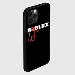 Чехол для iPhone 12 Pro Роблокс Roblox, цвет: 3D-черный — фото 2