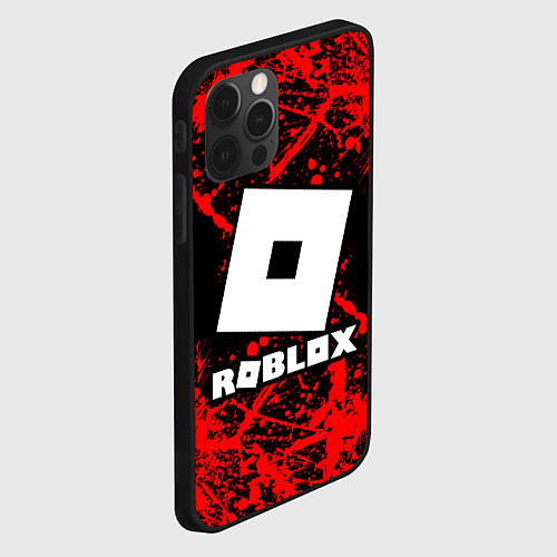 Чехол iPhone 12 Pro Roblox / 3D-Черный – фото 2