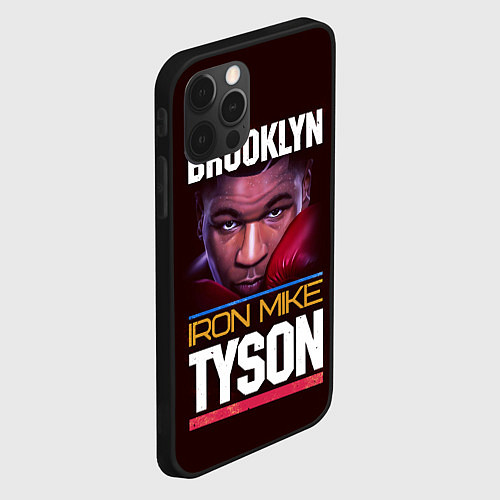 Чехол iPhone 12 Pro Mike Tyson / 3D-Черный – фото 2