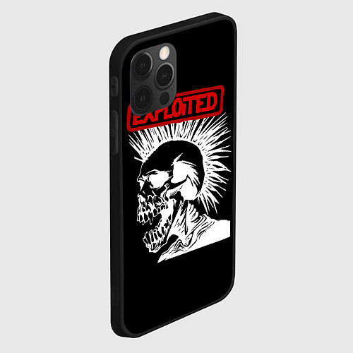 Чехол iPhone 12 Pro The Exploited / 3D-Черный – фото 2