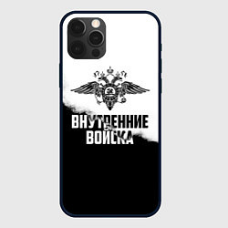 Чехол для iPhone 12 Pro Внутренние Войска, цвет: 3D-черный