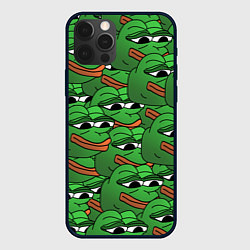 Чехол для iPhone 12 Pro Pepe The Frog, цвет: 3D-черный