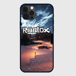 Чехол для iPhone 12 Pro ROBLOX, цвет: 3D-черный