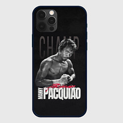 Чехол для iPhone 12 Pro Manny Pacquiao, цвет: 3D-черный