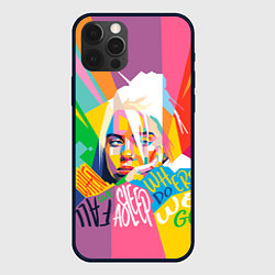 Чехол для iPhone 12 Pro BILLIE EILISH, цвет: 3D-черный