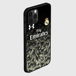 Чехол для iPhone 12 Pro Real Madrid, цвет: 3D-черный — фото 2