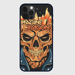 Чехол для iPhone 12 Pro Imagine Dragons, цвет: 3D-черный