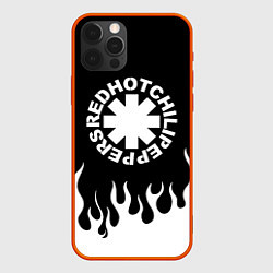 Чехол для iPhone 12 Pro Red Hot Chili Peppers, цвет: 3D-красный