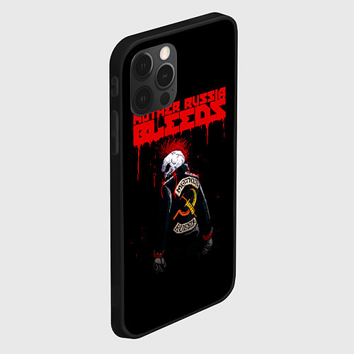 Чехол iPhone 12 Pro Mother Russia Bleeds / 3D-Черный – фото 2