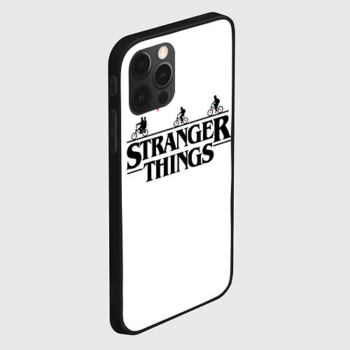 Чехол iPhone 12 Pro STRANGER THINGS / 3D-Черный – фото 2