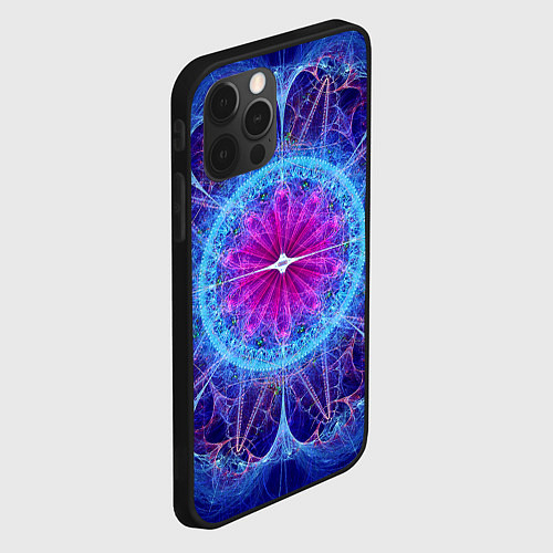 Чехол iPhone 12 Pro Mandala 2 / 3D-Черный – фото 2