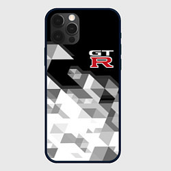 Чехол для iPhone 12 Pro NISSAN GTR, цвет: 3D-черный