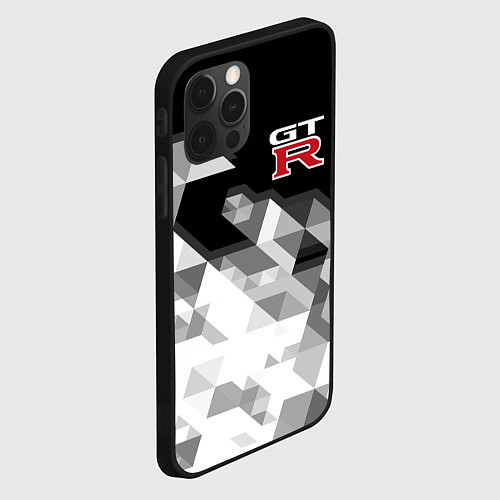 Чехол iPhone 12 Pro NISSAN GTR / 3D-Черный – фото 2