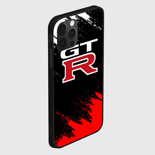 Чехол iPhone 12 Pro NISSAN GTR / 3D-Черный – фото 2