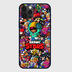 Чехол для iPhone 12 Pro BRAWL STARS: LEON, цвет: 3D-черный