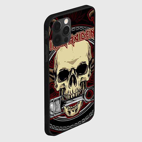 Чехол iPhone 12 Pro Iron Maiden / 3D-Черный – фото 2