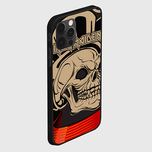 Чехол iPhone 12 Pro Iron Maiden / 3D-Черный – фото 2