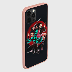 Чехол для iPhone 12 Pro KIMETSU NO YAIBA, цвет: 3D-светло-розовый — фото 2